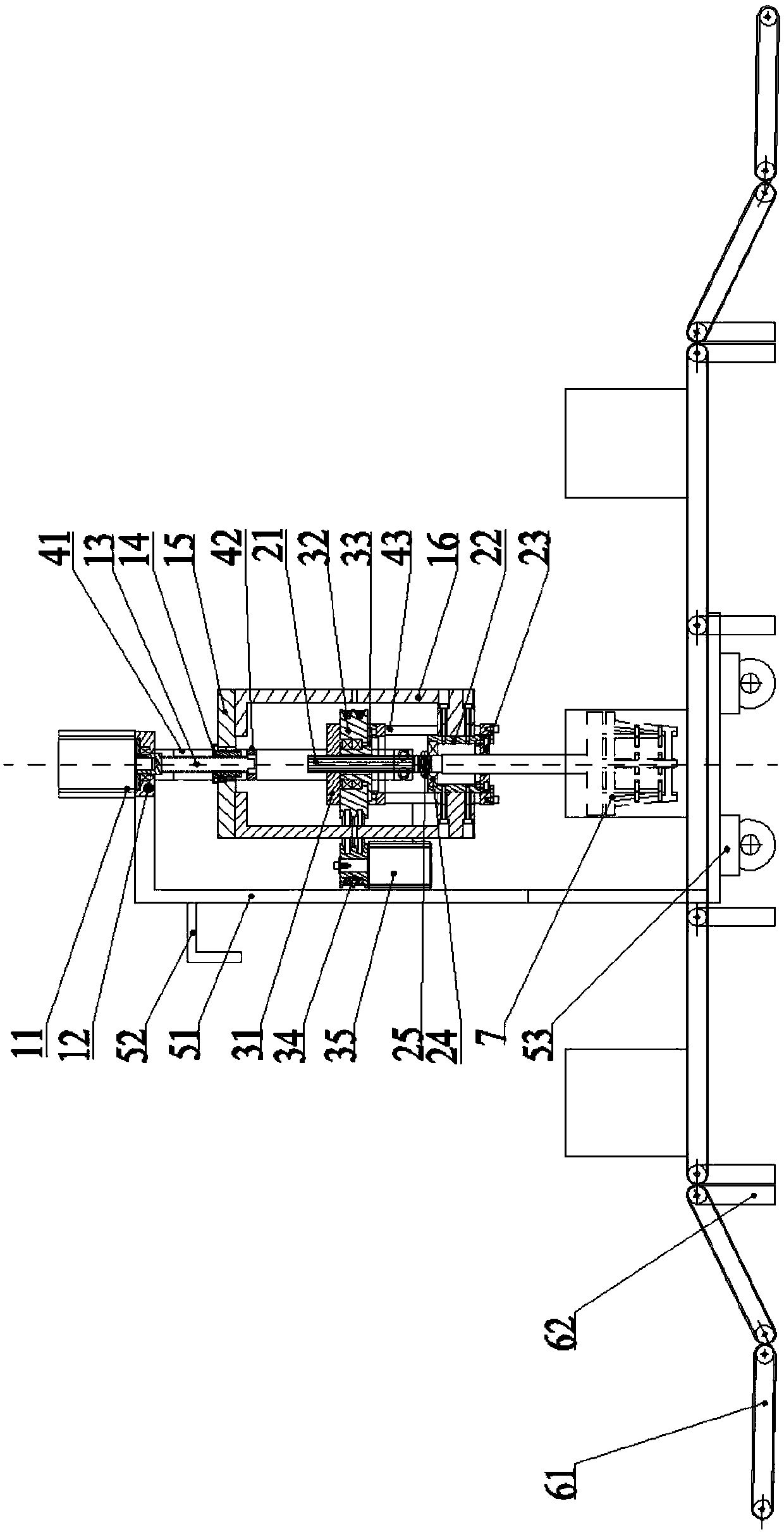 Planet wheel type viscous coating automatic efficient mixing device