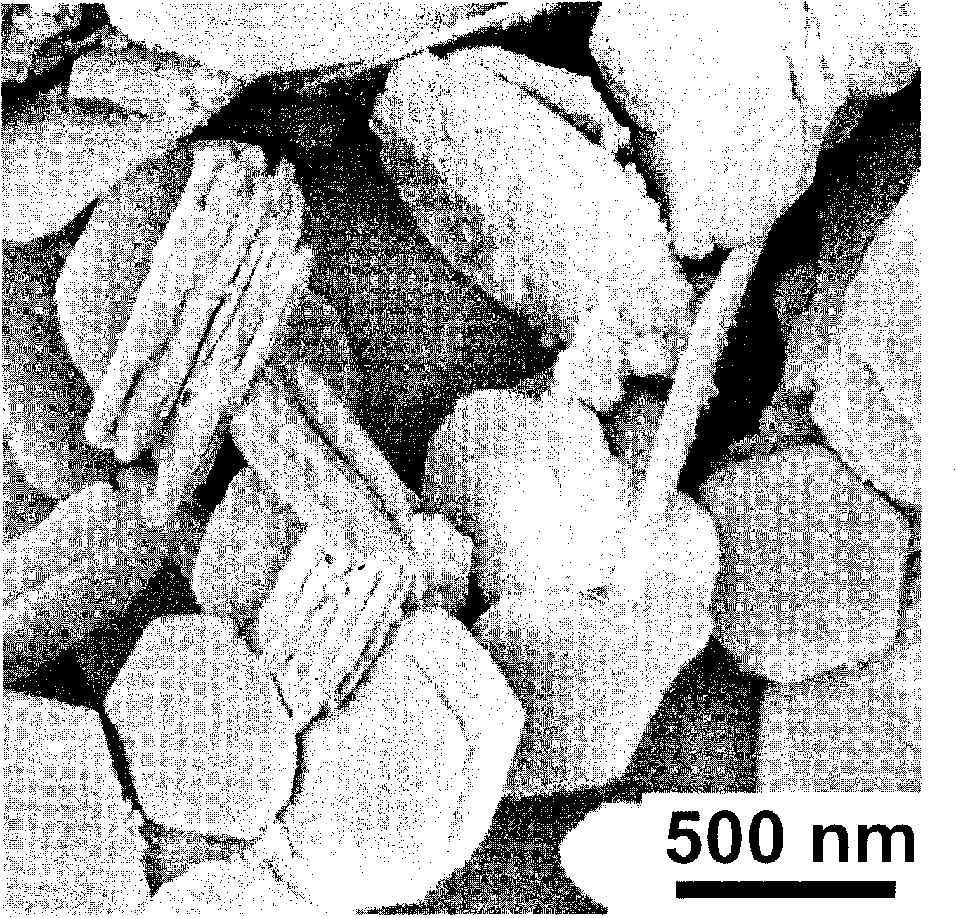 Method for preparing flake alpha-Al2O3 granular powder