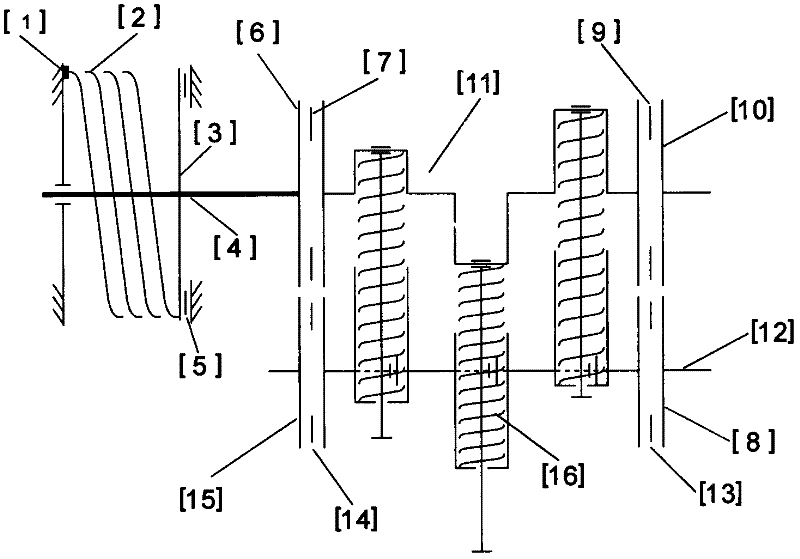 Controllable elastic energy release and recovery system