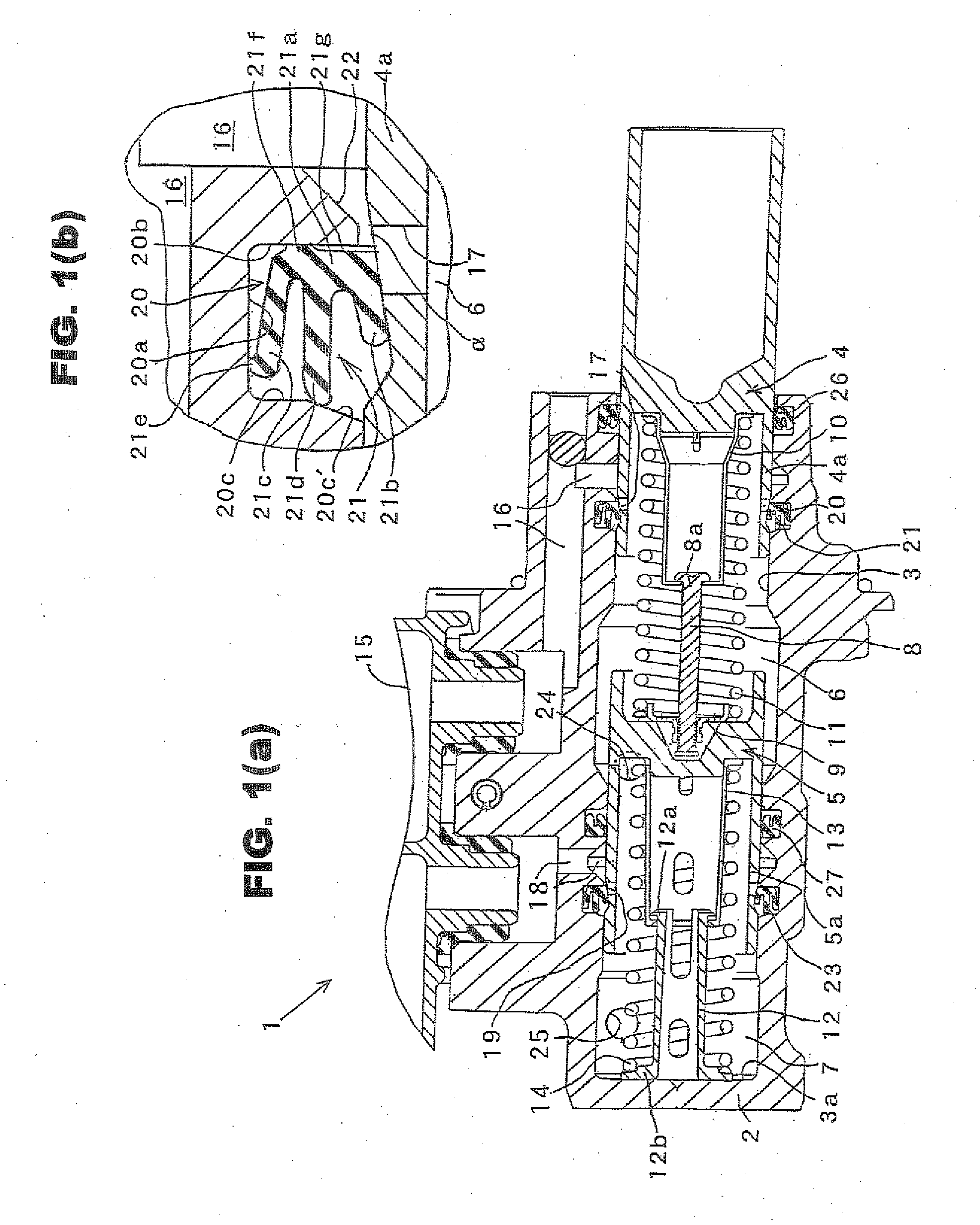 Cup seal and master cylinder using the same