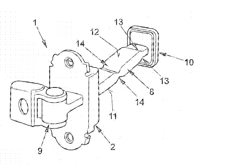 Automobile door limiter for automobile door