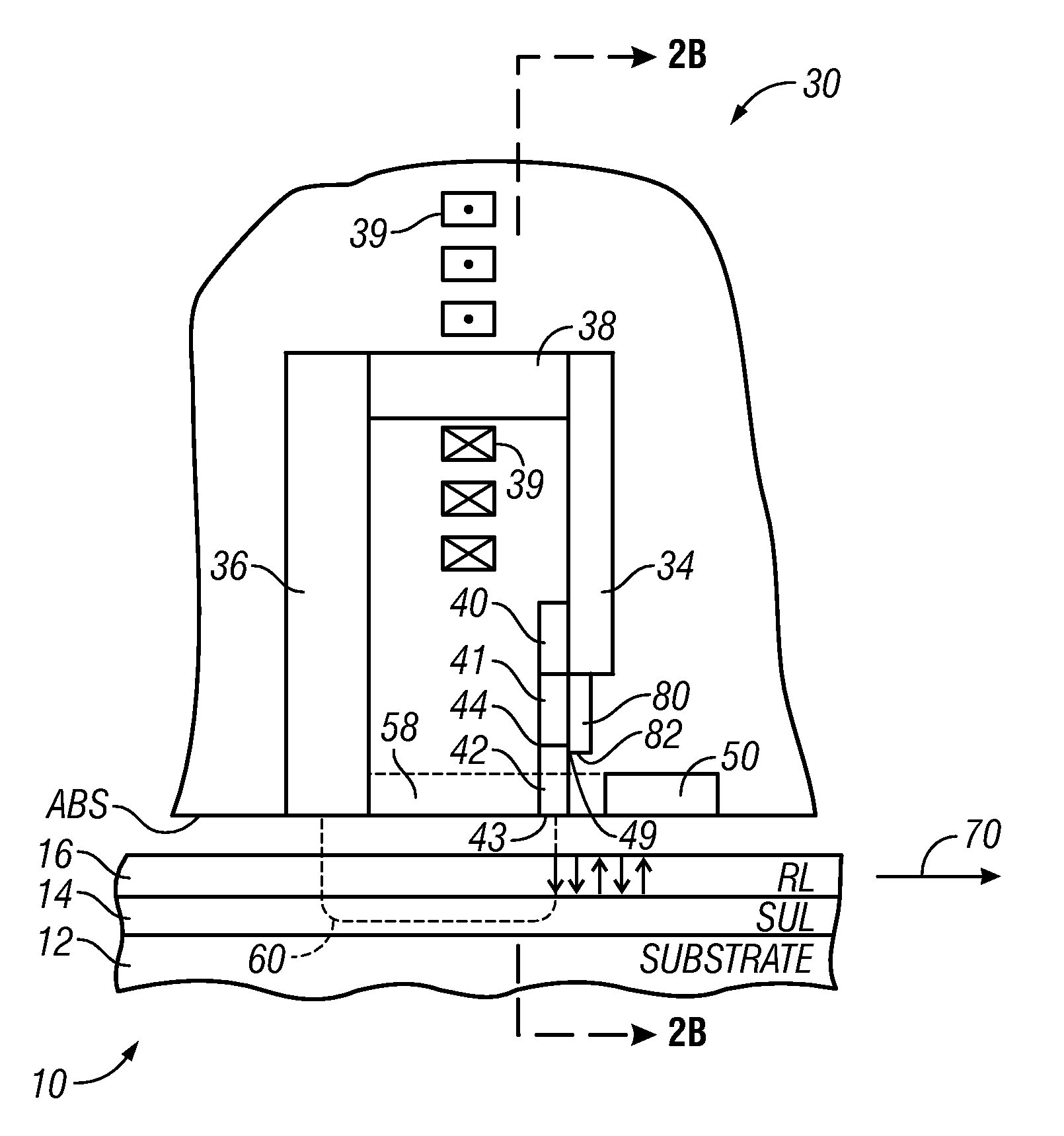 Perpendicular magnetic recording write head with flux-conductor contacting write pole