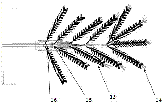 Christmas tree for displaying full color pattern and animation and control method of Christmas tree