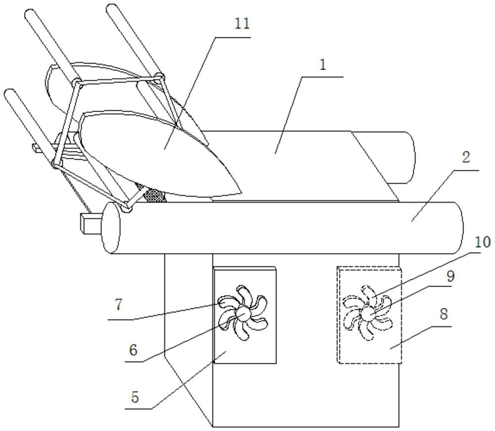 Floating object cleaning device for water treatment