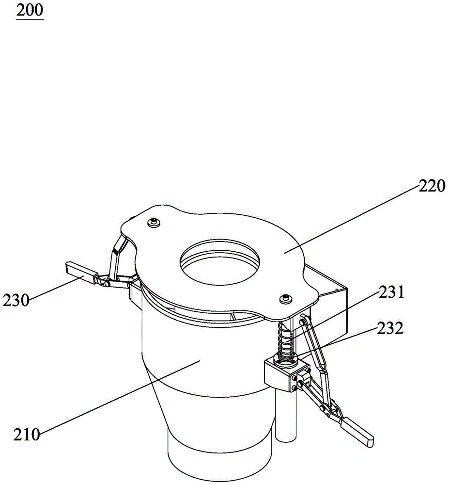 Big bag unloading mechanism