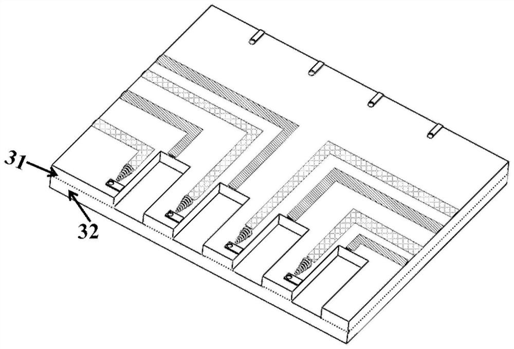 Photoelectric integrated packaging structure based on low temperature co-fired ceramics