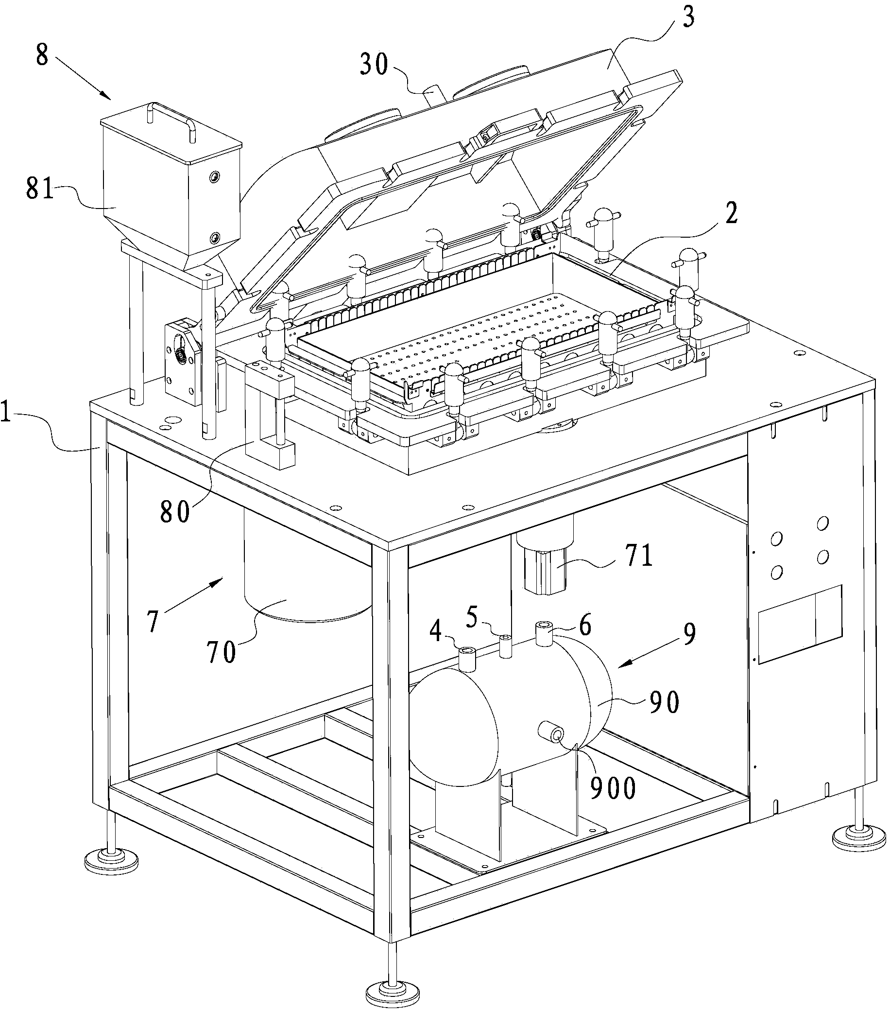 Pressurized impregnation machine for preparing aluminum electrolytic capacitor