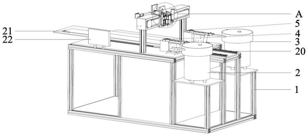 Double-end automatic feeding lens placement machine