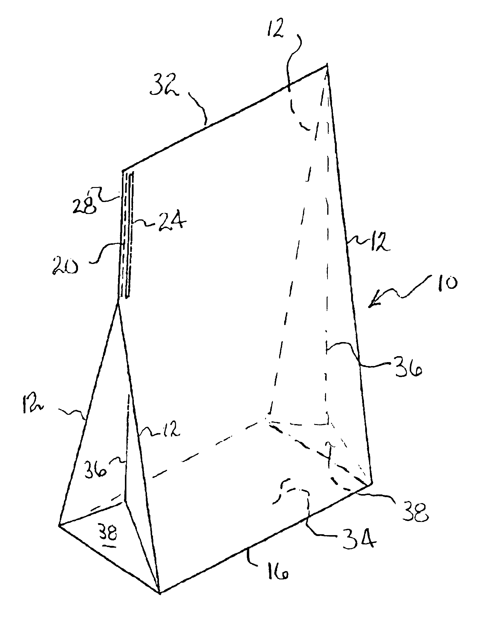 Flexible bag with resealable pour spout