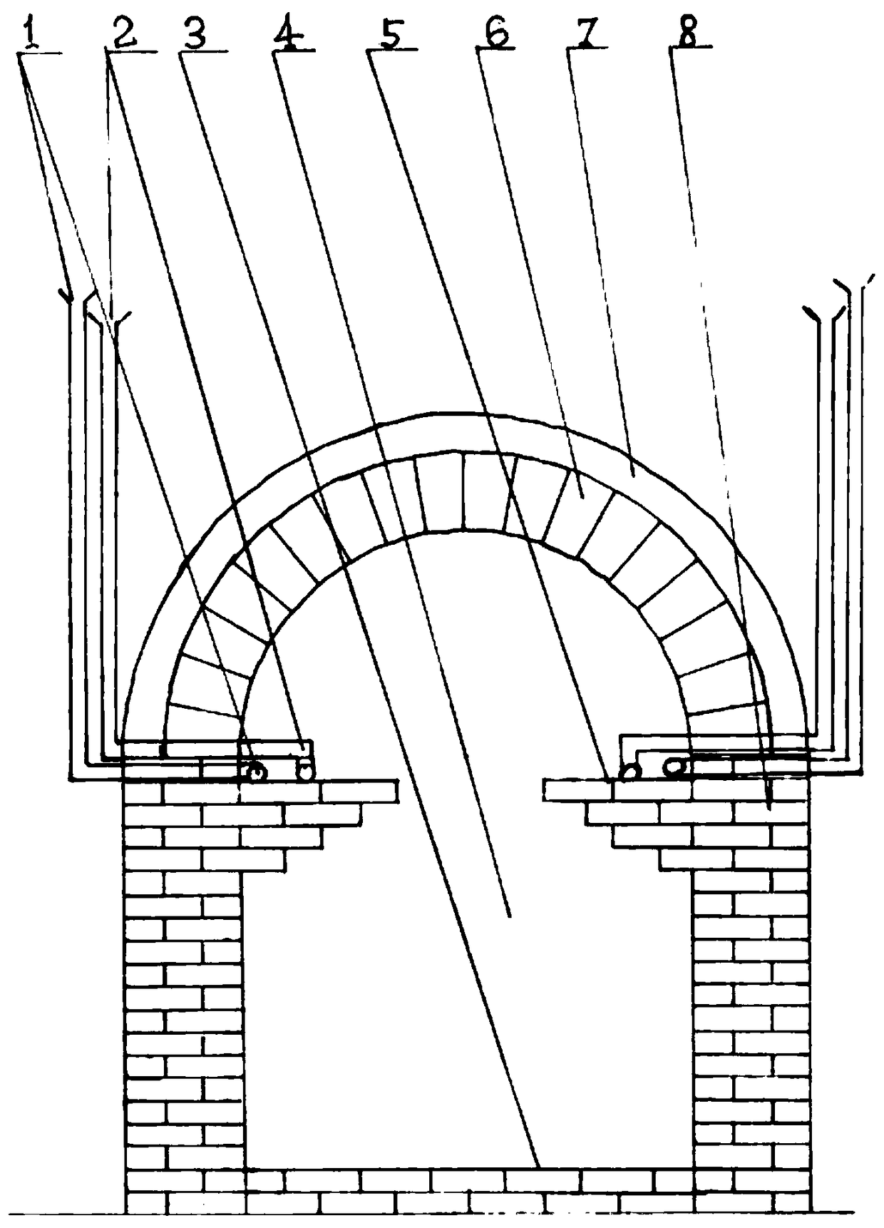 Masonry structure and method for classified treatment of urban and rural toilet sewage, wastewater and rain and snow water