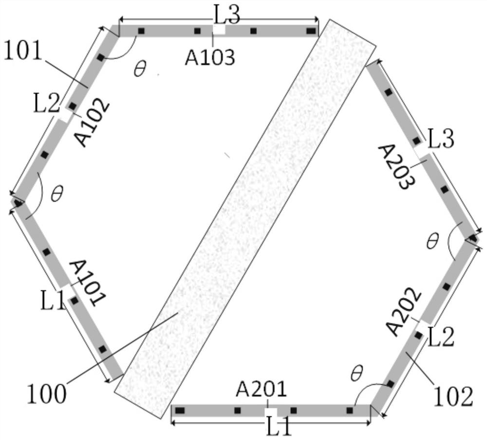 Three-dimensional special-shaped planar aperture holographic imaging security radar optical reconstruction method