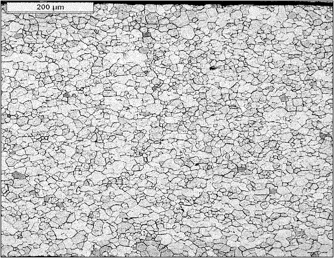 Preparation of ultralow-carbon sheet metallographic phase sample and tissue display method