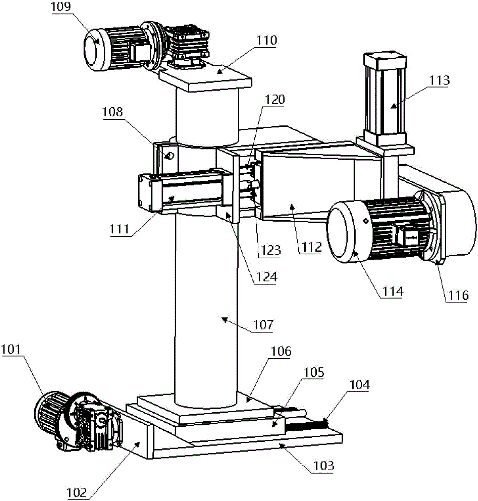 Automatic pot edge polishing device