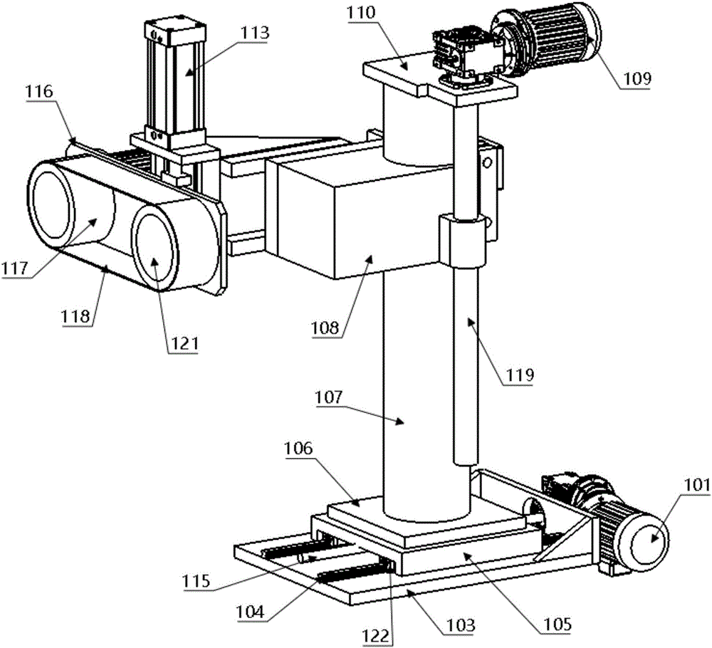 Automatic pot edge polishing device