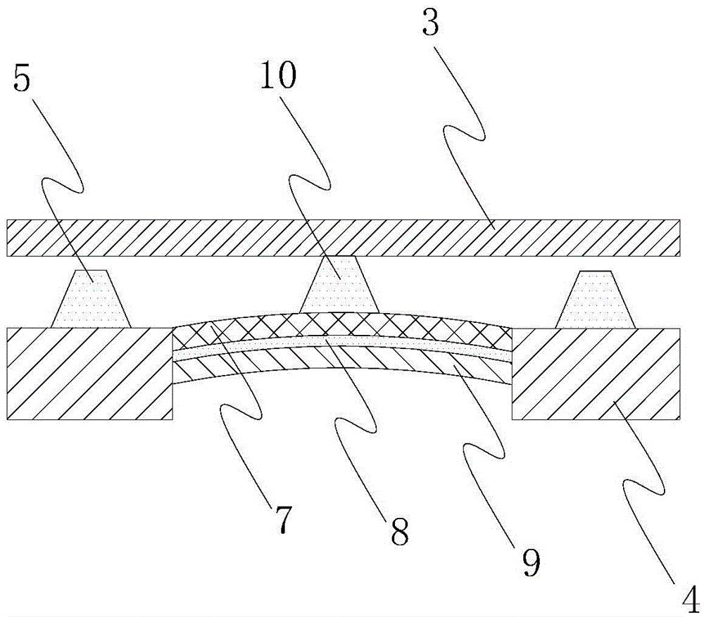 Adhesion eliminating structure of inertial sensor and method thereof