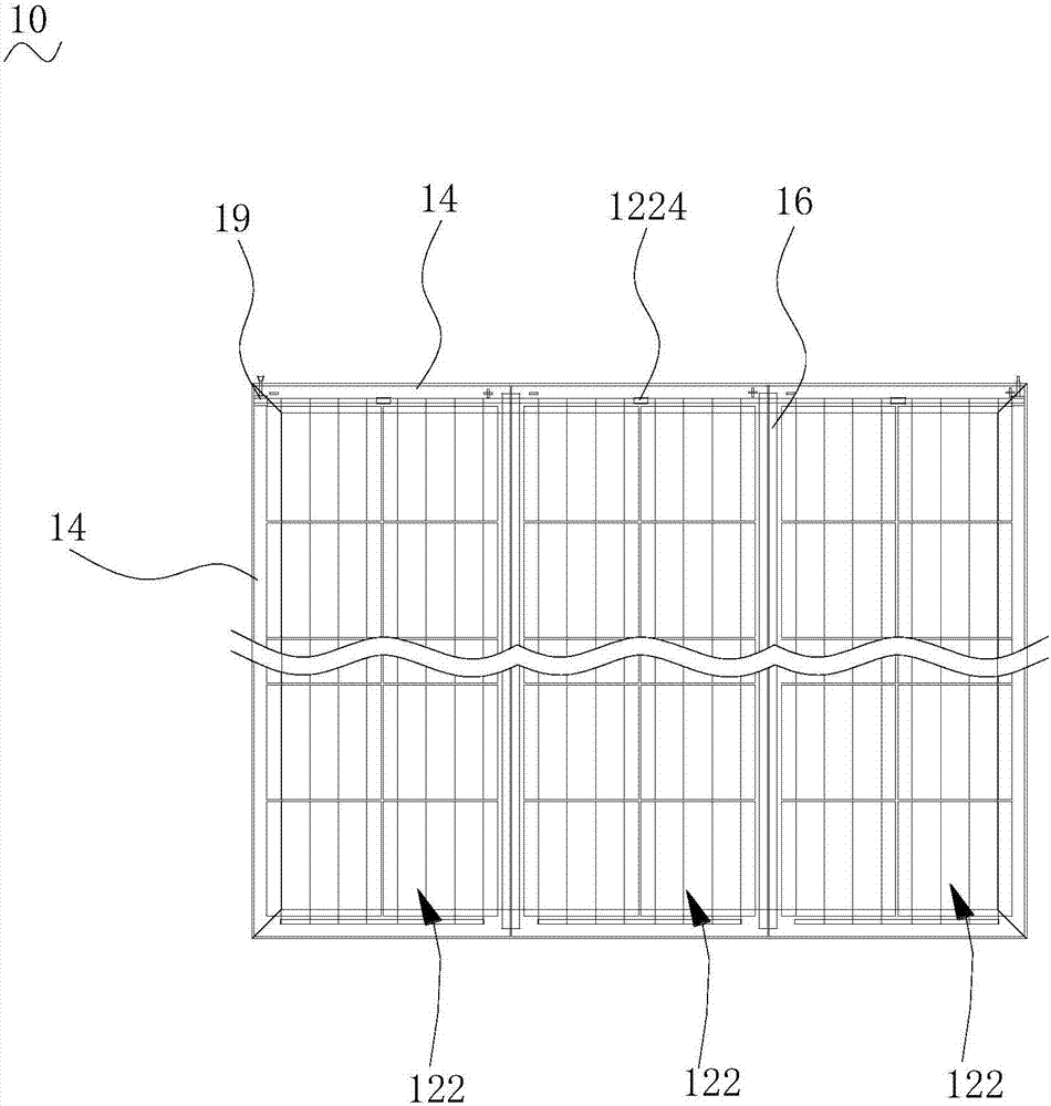 Photovoltaic structure and method for determining the power level of the photovoltaic structure