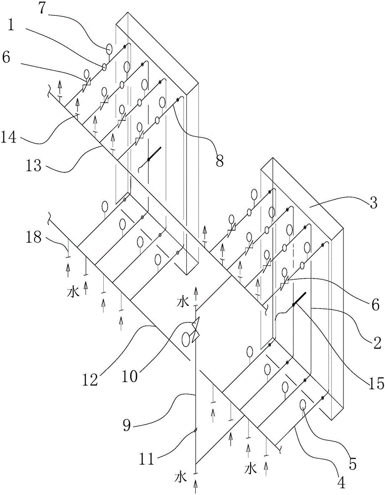 Closed cooling system for soft water of blast furnace body and blast furnace cooling method