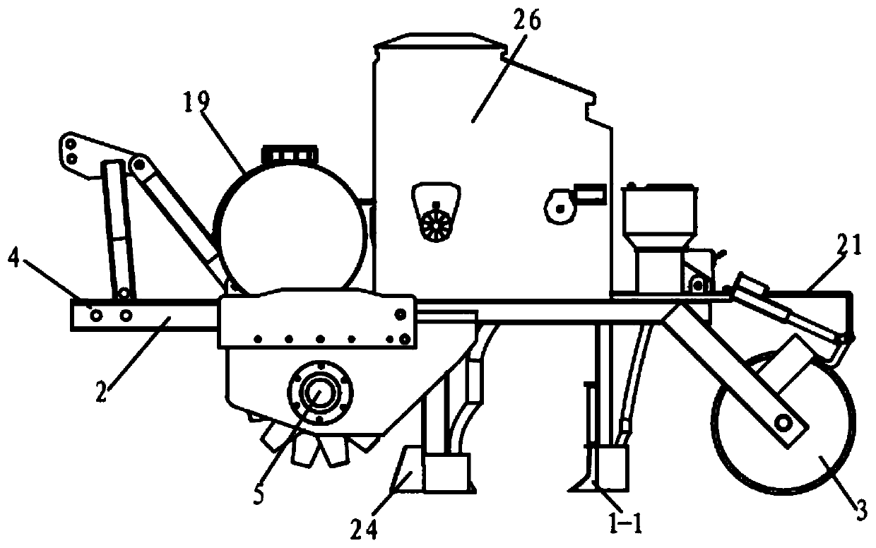 Combined seeding machine