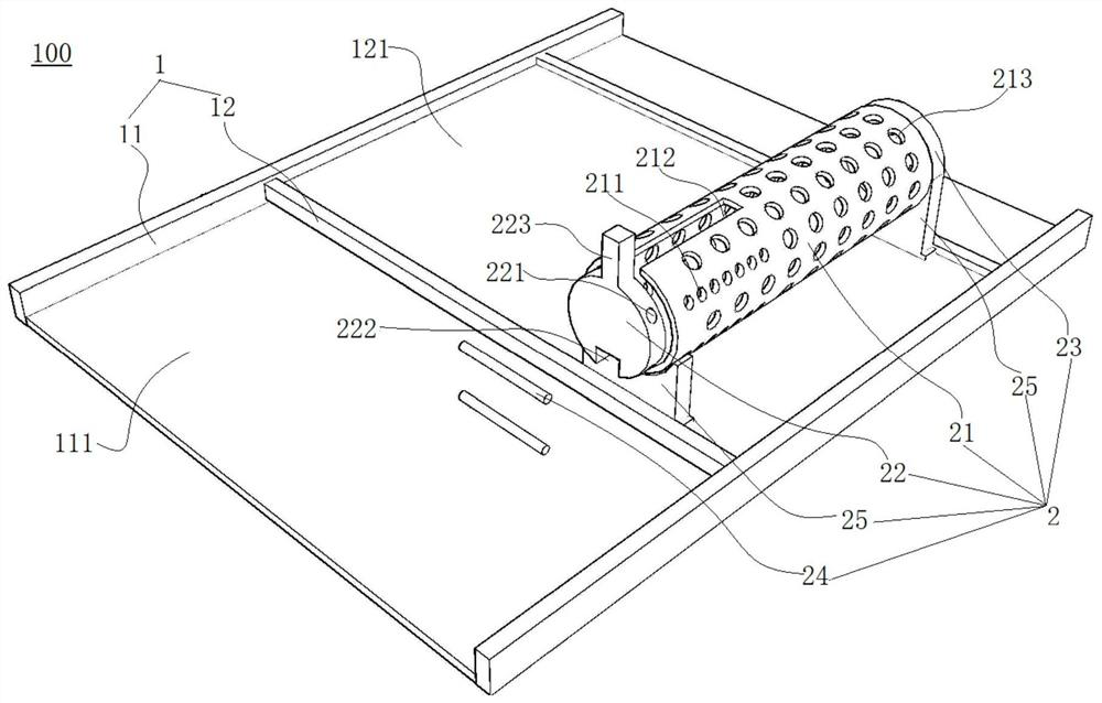 Fixing device capable of positioning rodent for electromagnetic radiation exposure