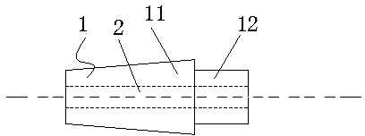 Non-floor type bracket bearing shear pin and construction method thereof