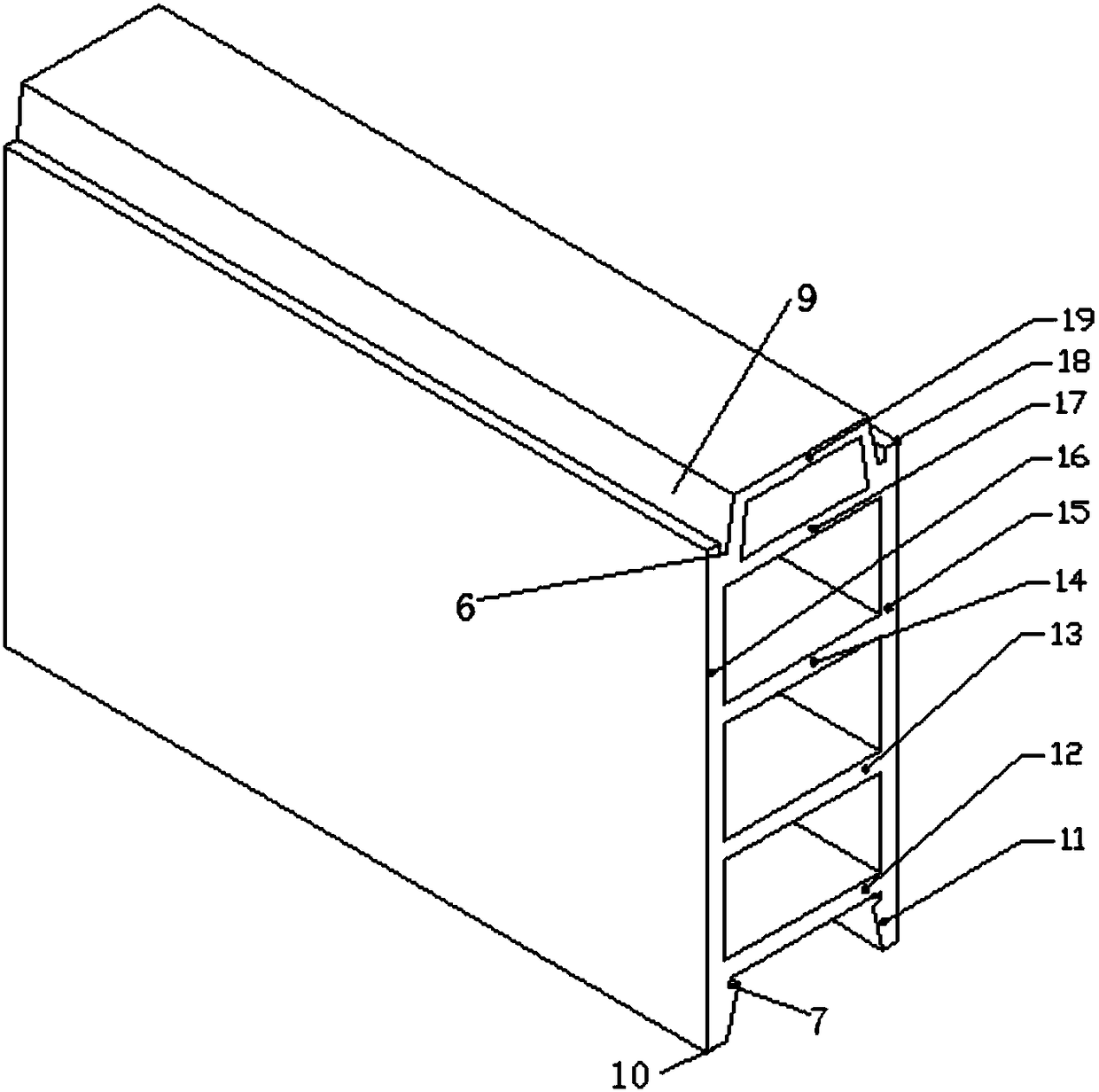 Movable baffle and flood control equipment thereof