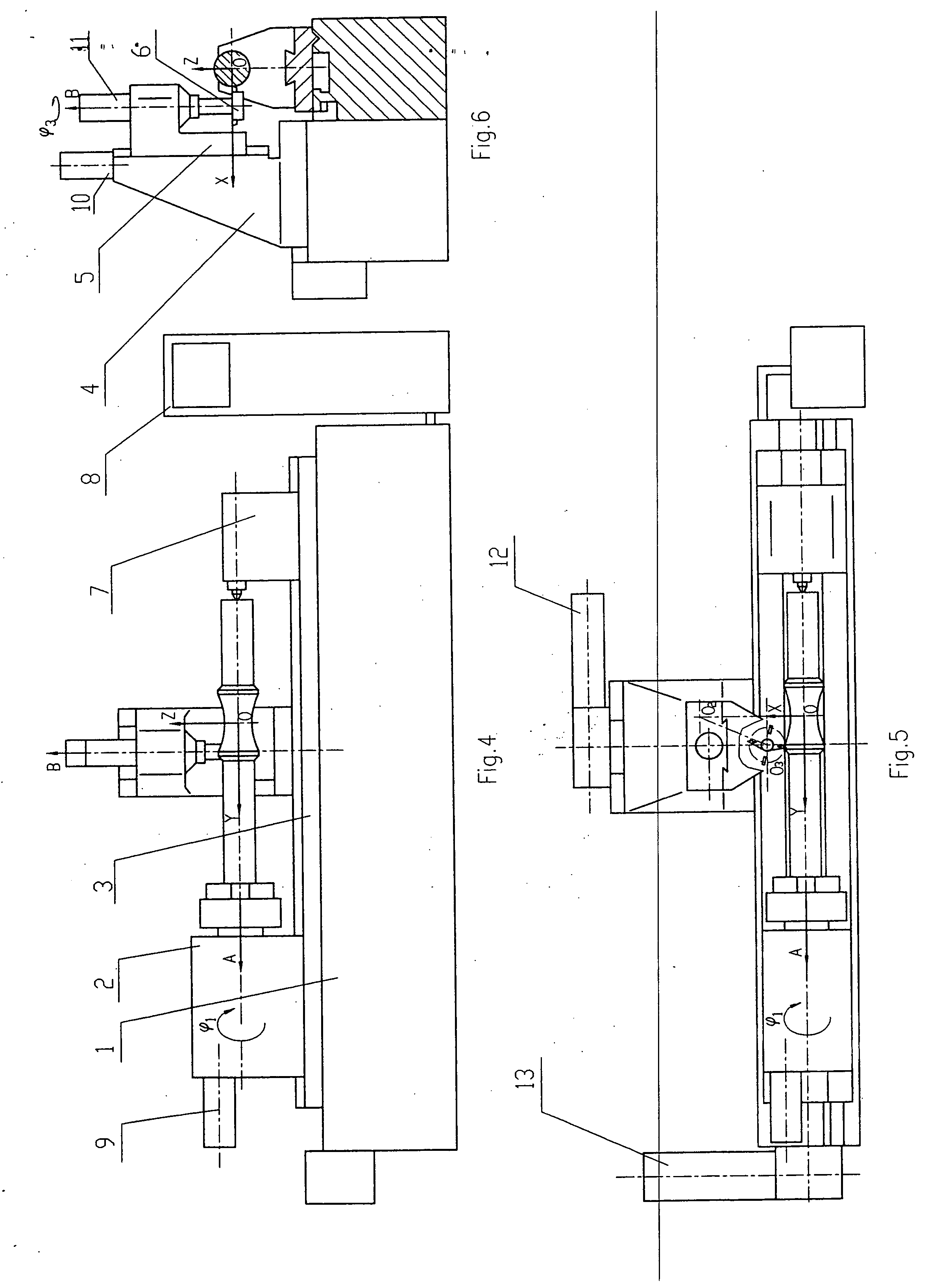 Five-simultaneously-working-axis computerized numerical controlled tooth cutting machine tool for plane enveloping toroidal worms