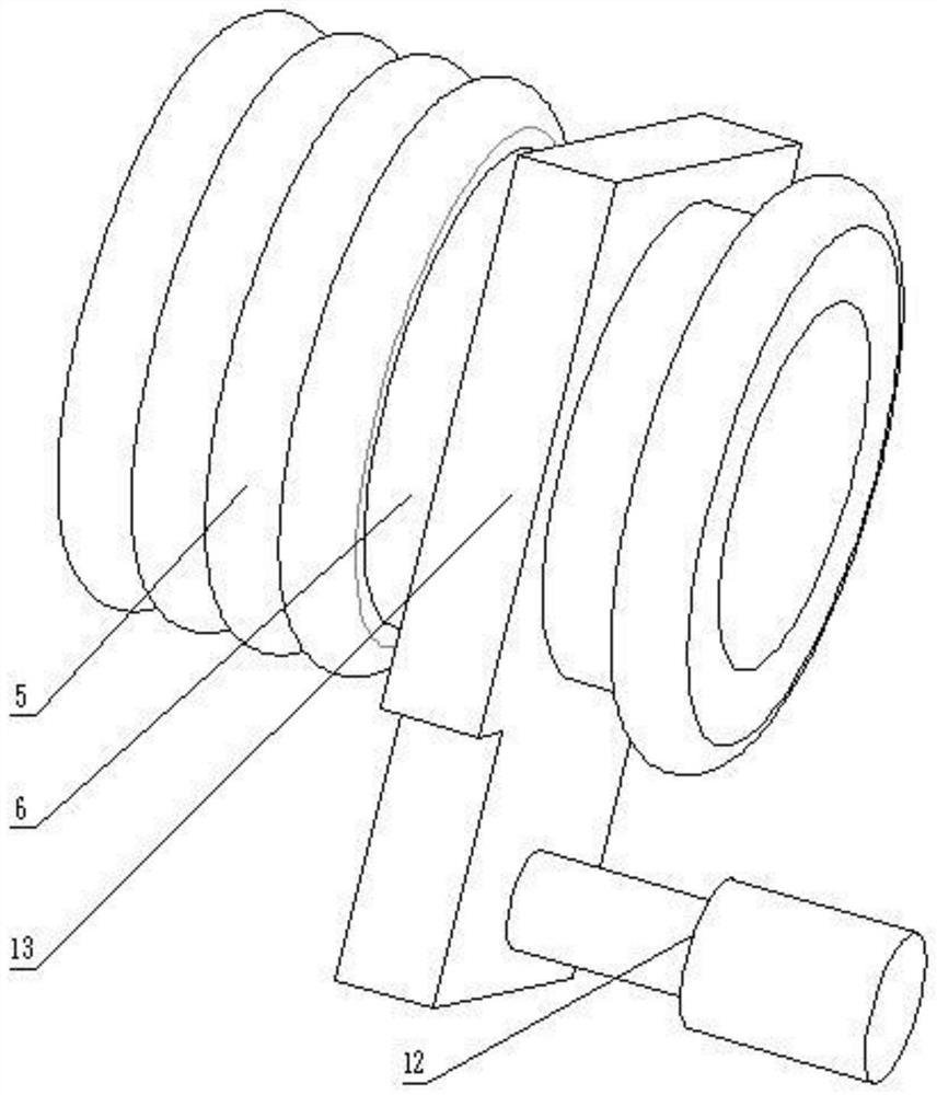 A waste gas purification device