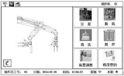 An automatic control system for abnormal concrete grouting and vibrating equipment