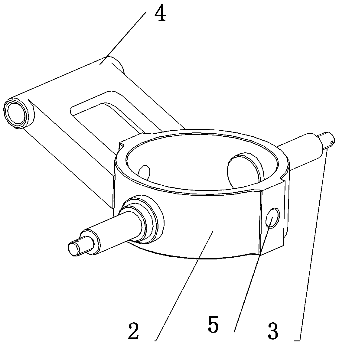 Smart type lifting hanging vehicle chassis capable of presetting angle