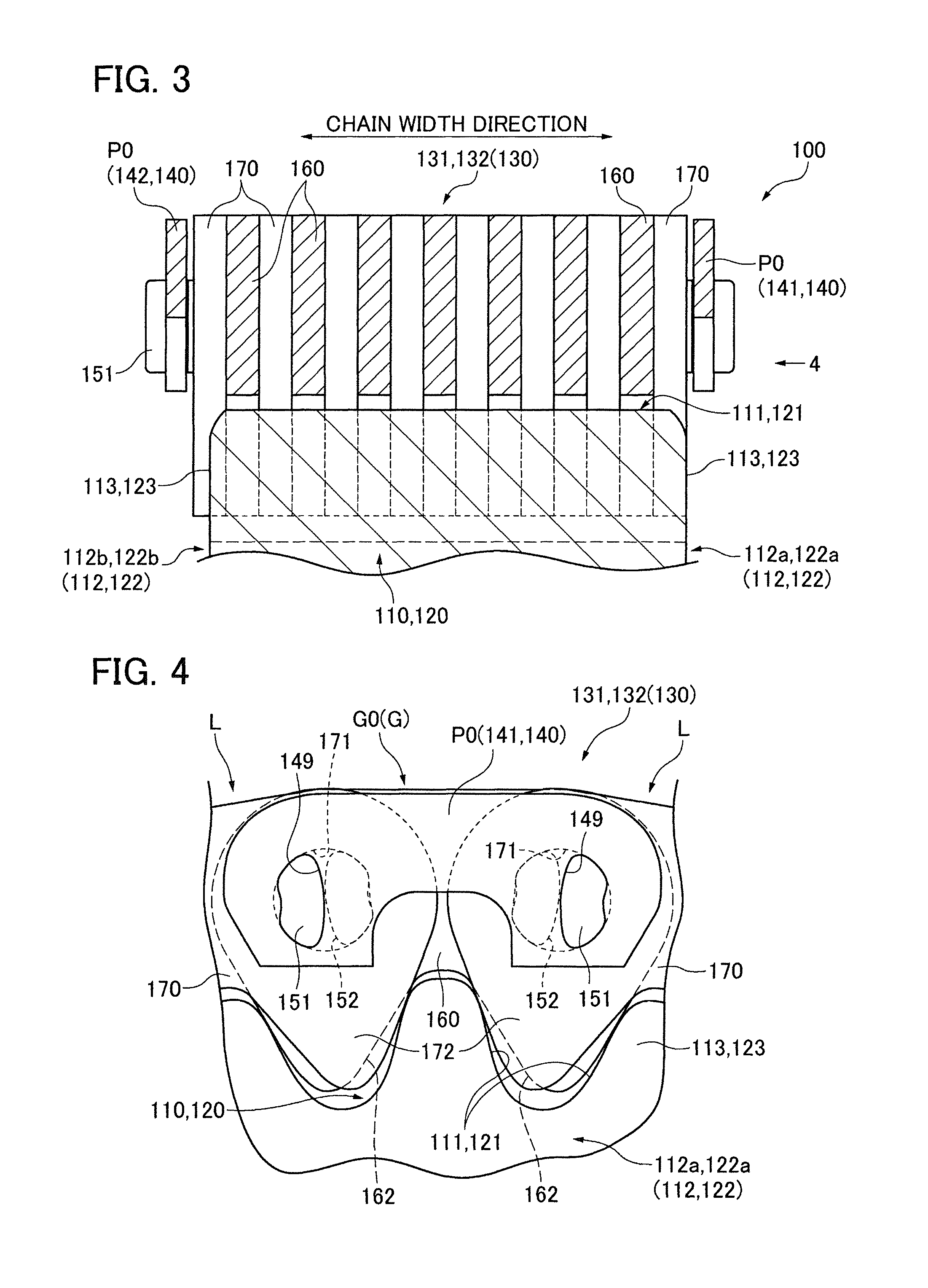 Chain transmission device