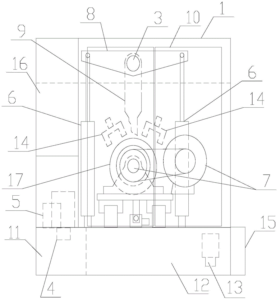 Spring grinding machine