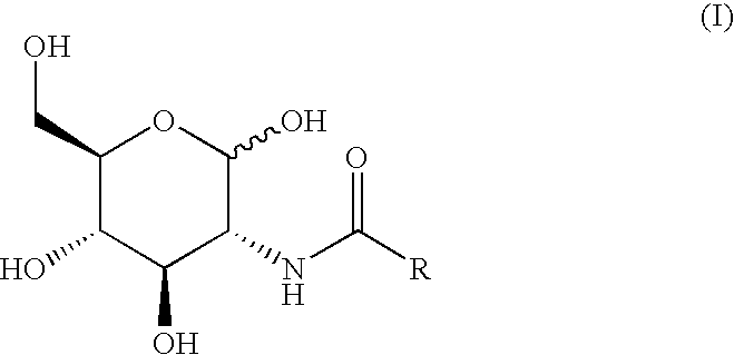 Method for blood glucose control in a mammal by N-acylated glucosamines