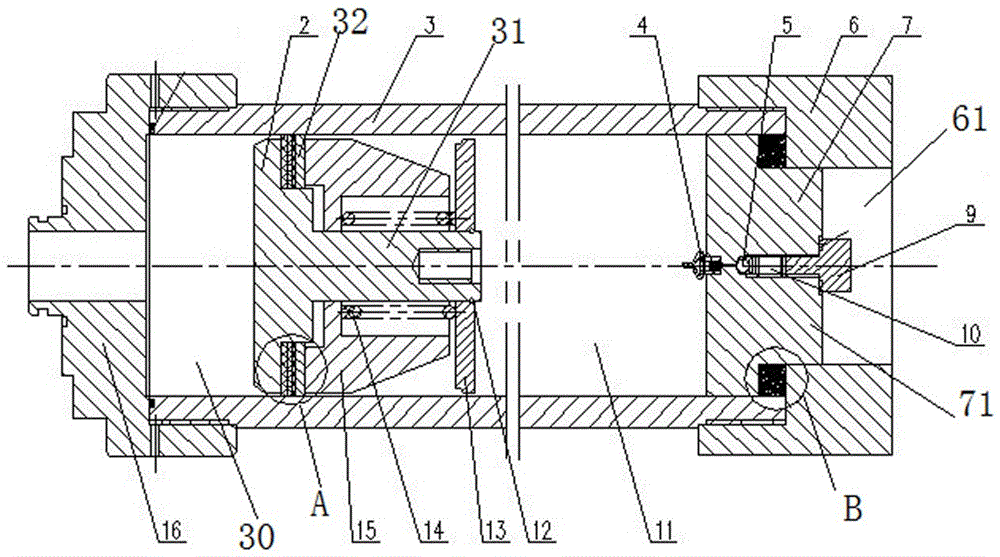 A piston accumulator