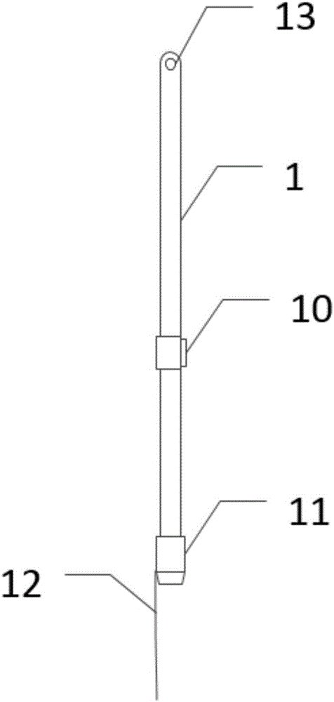 Self-adaption encephalic cerebrospinal fluid drainage device