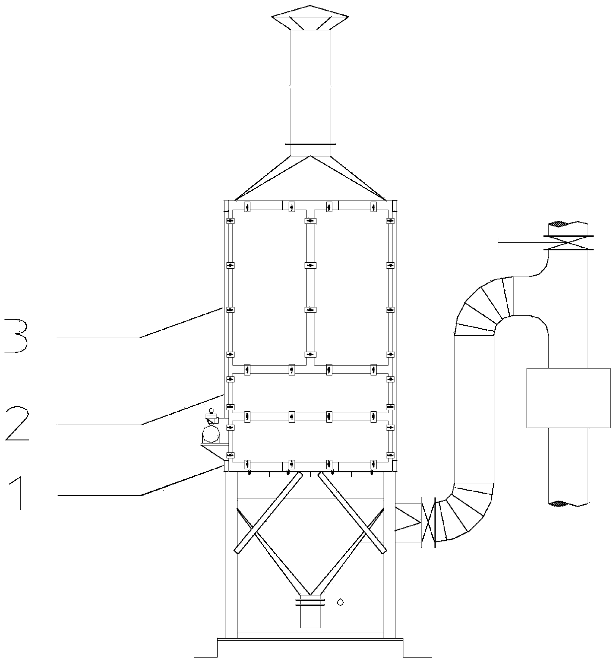 VOCs high-efficiency processing method