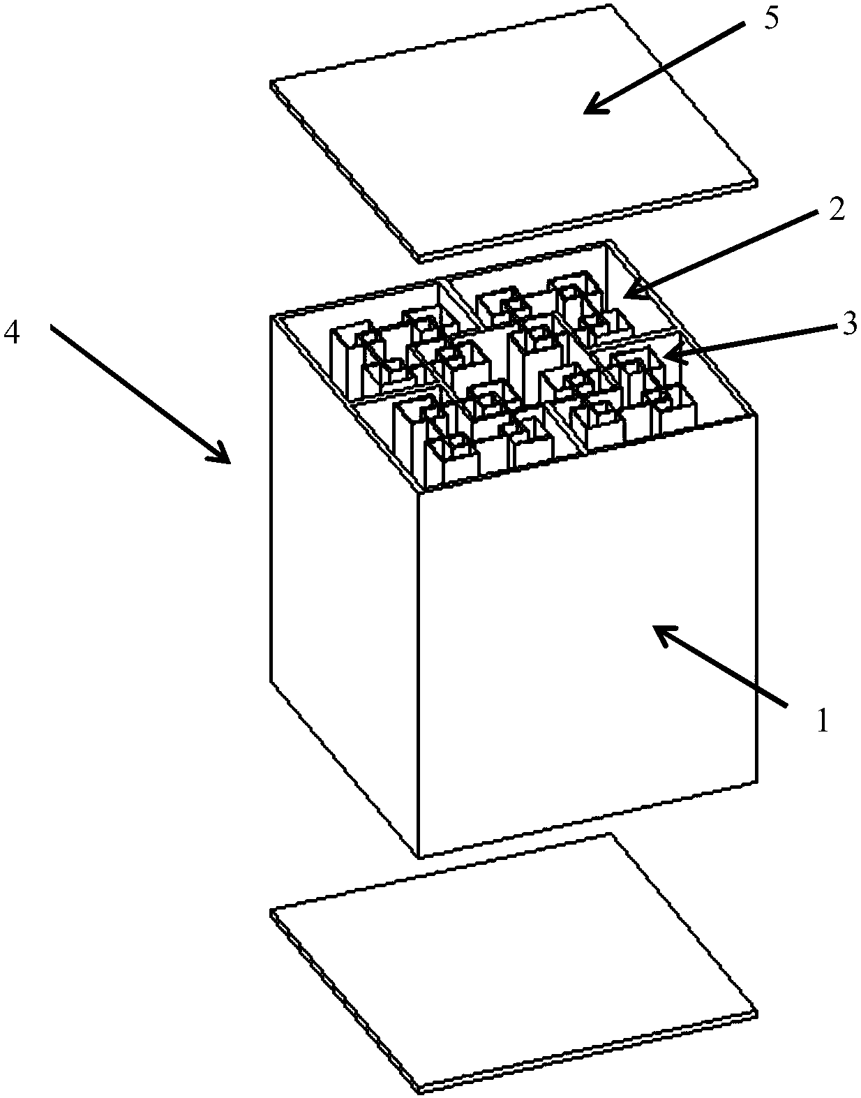 Fractal netty phase change energy storage device