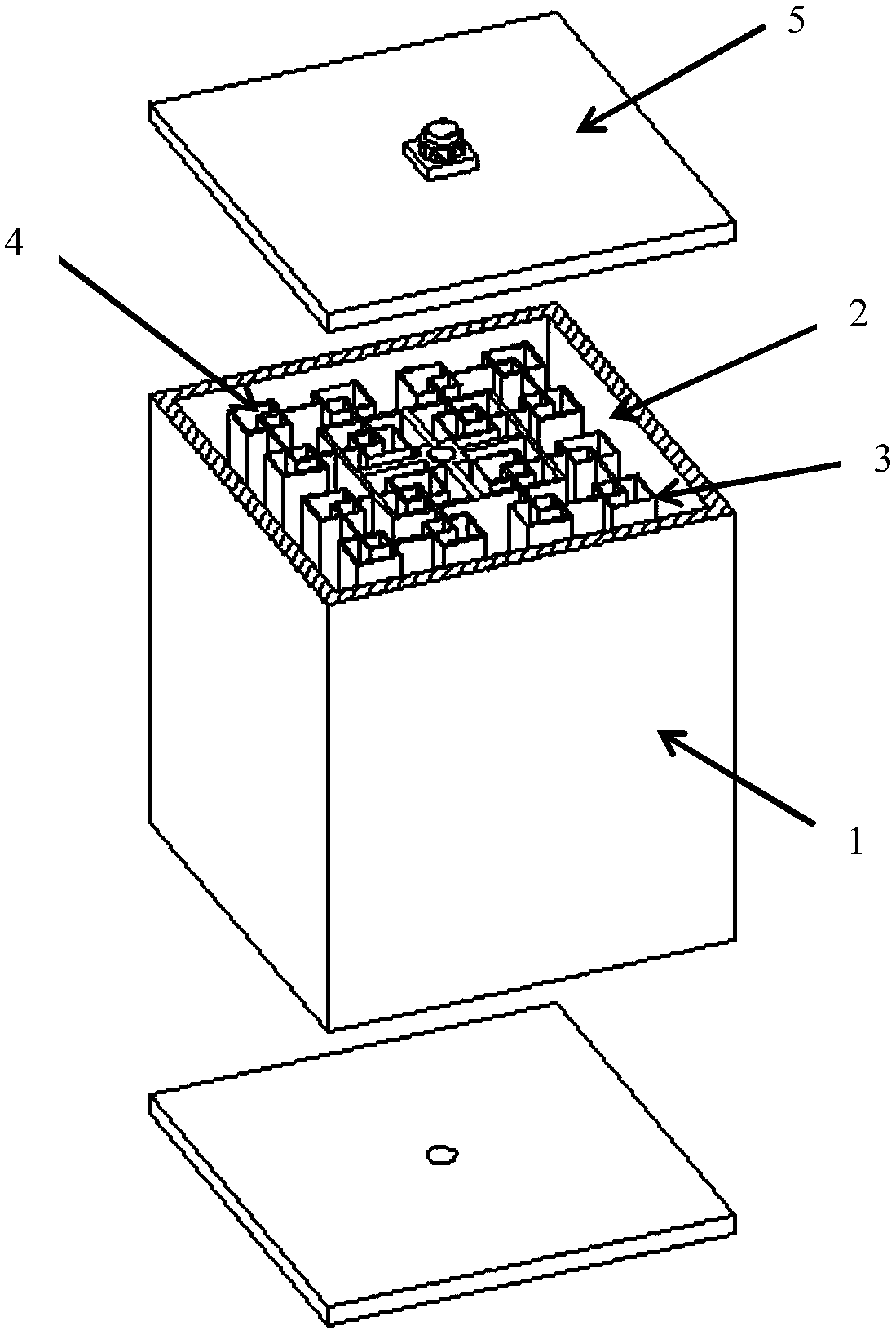 Fractal netty phase change energy storage device