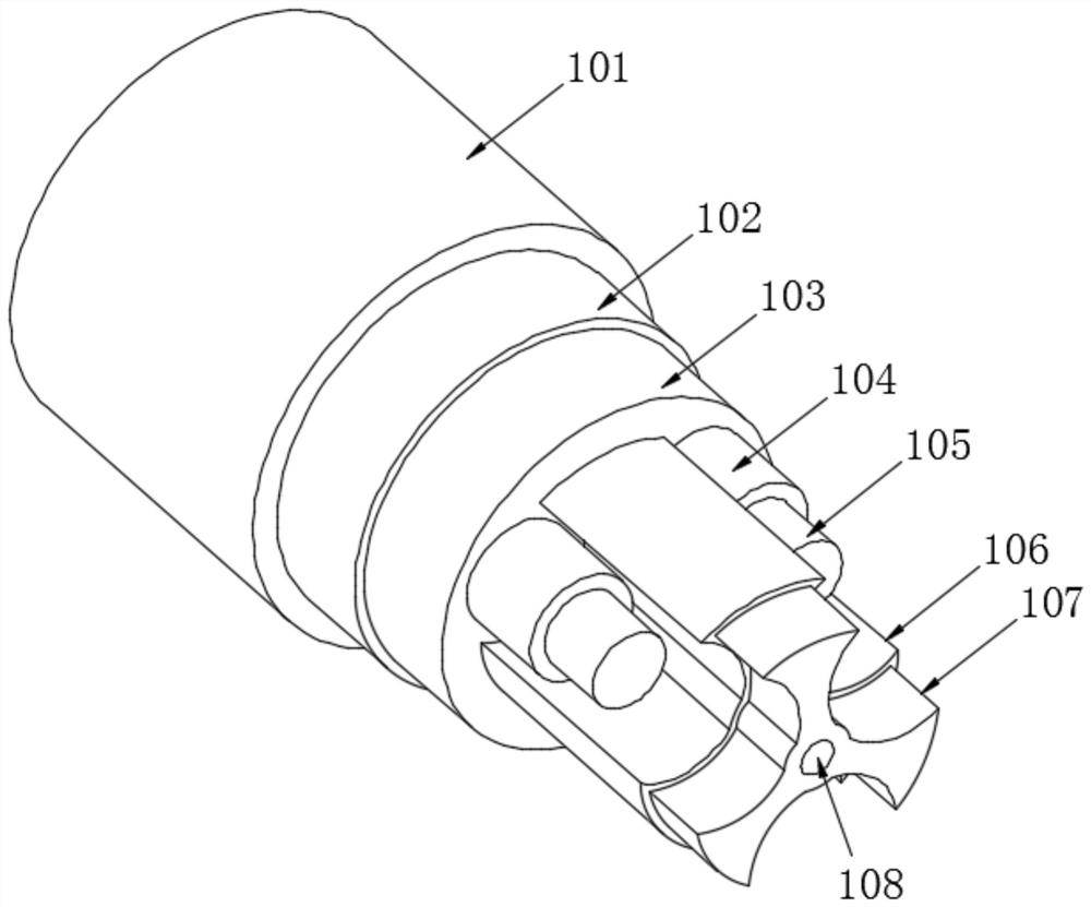 Self-adaptive voltage-dividing anti-compression power transmission cable