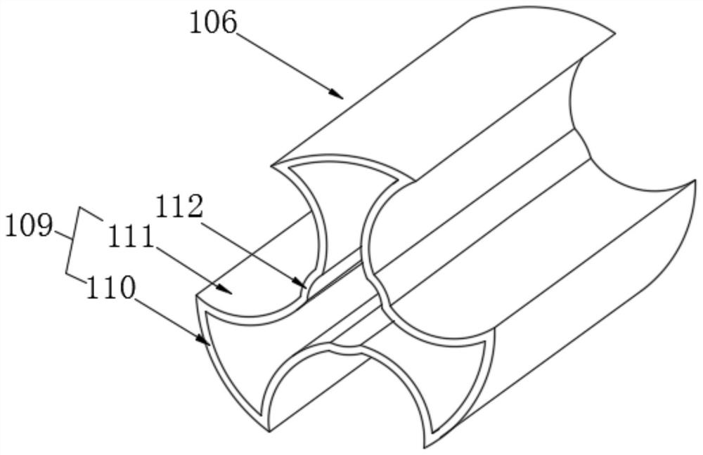 Self-adaptive voltage-dividing anti-compression power transmission cable