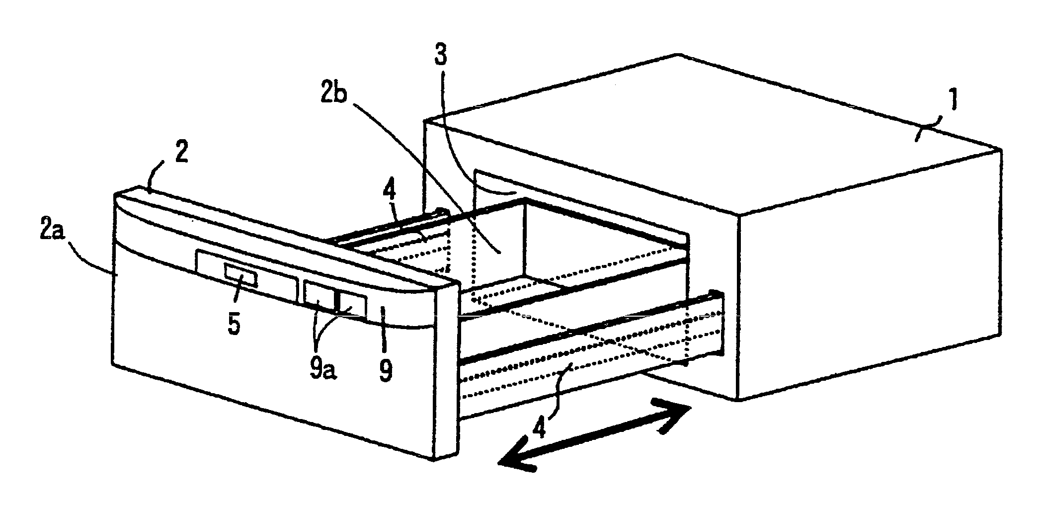 Drawer type cooking device