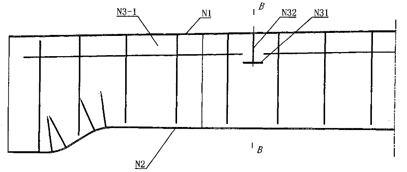 Method for manufacturing standard component of steel beam for bridges