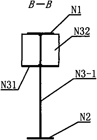 Method for manufacturing standard component of steel beam for bridges