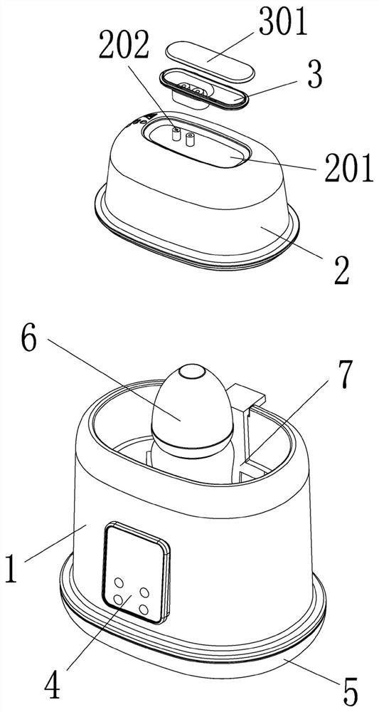 Air heating type multifunctional milk warmer