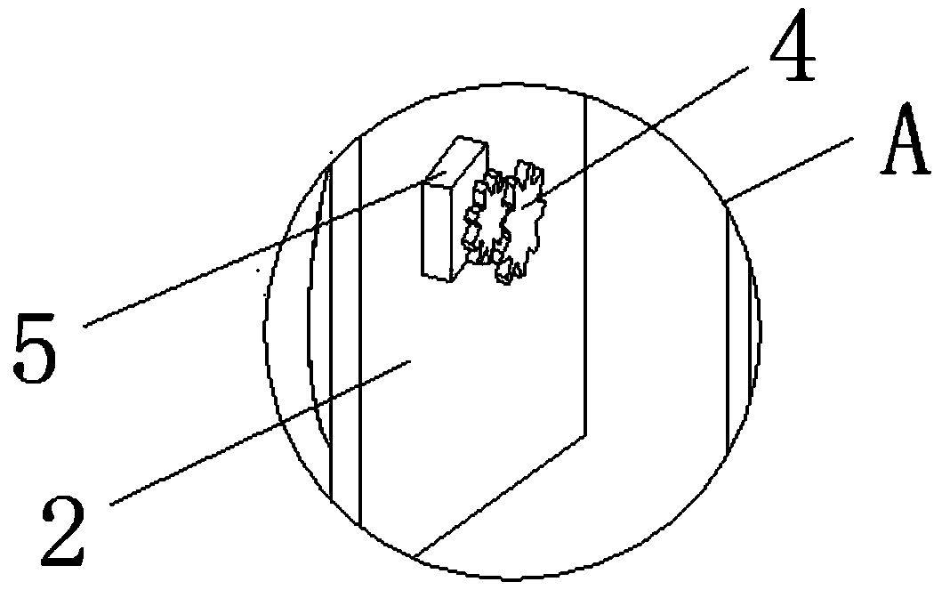 Raw material blending device for glass processing