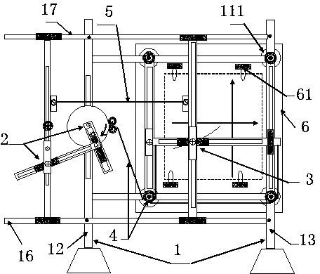 Anti-tangent, cotangent, secant and cosecant function demonstrating and graph drawing instrument