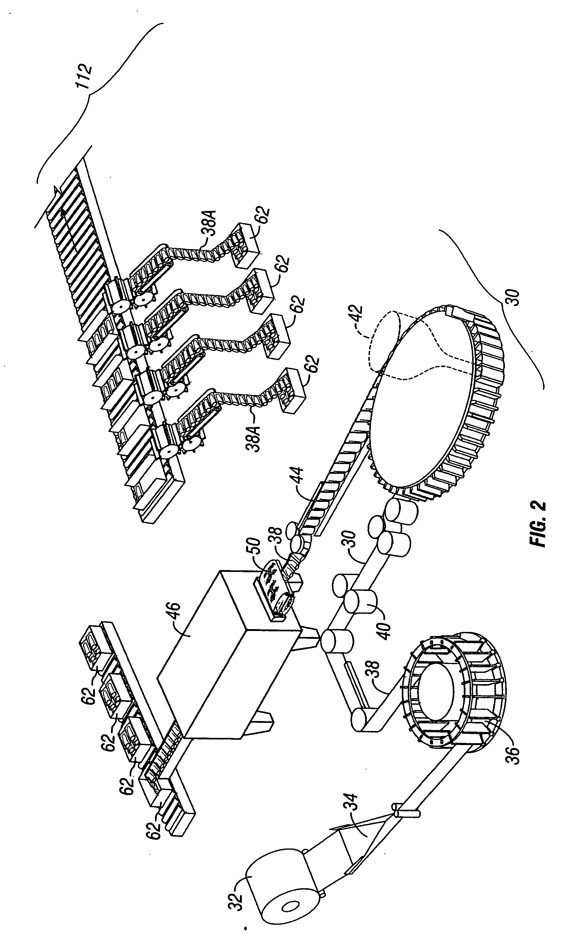 Method and apparatus for continuous processing of packaged products