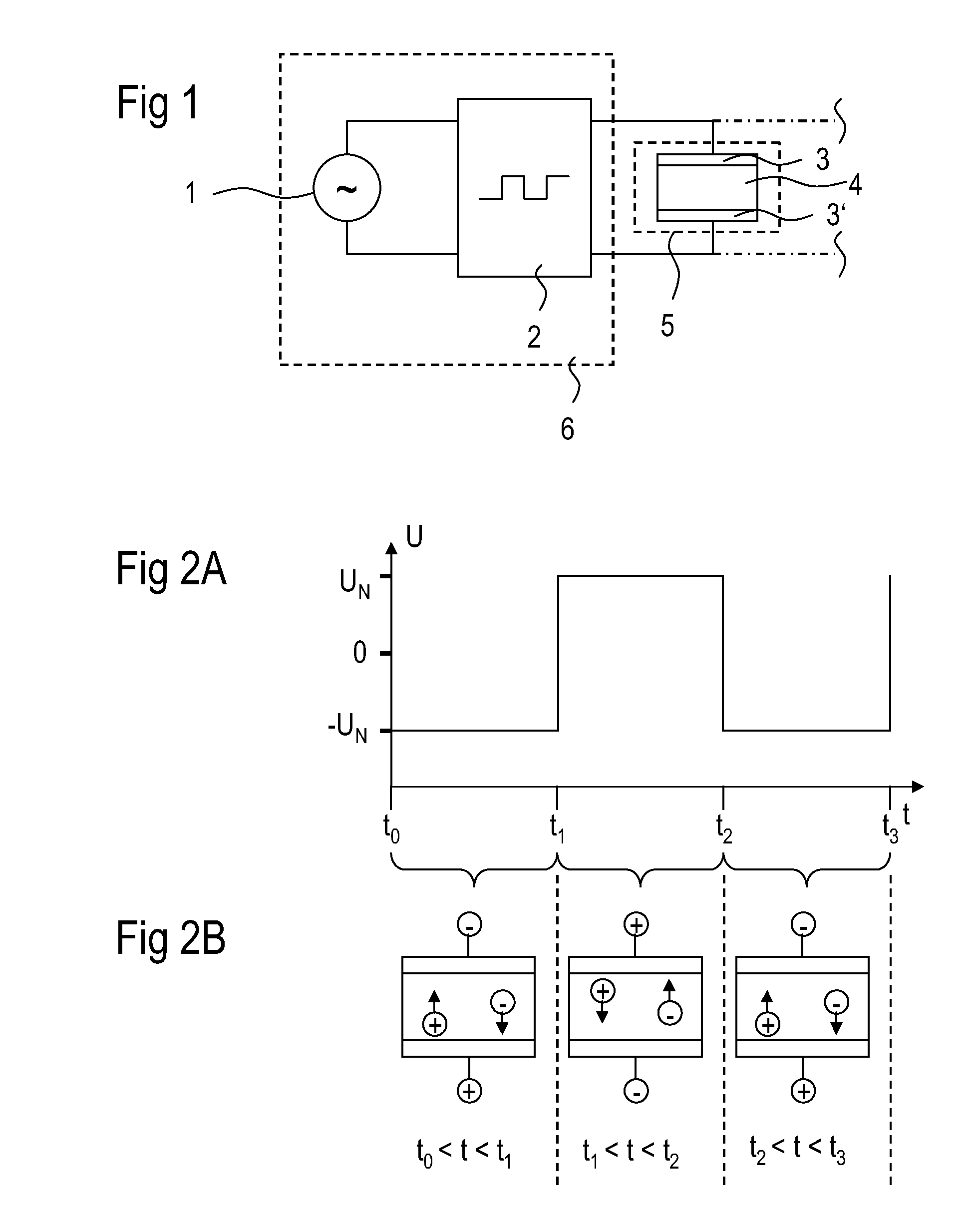 Circuit comprising a voltage-dependent component and method for operating the circuit