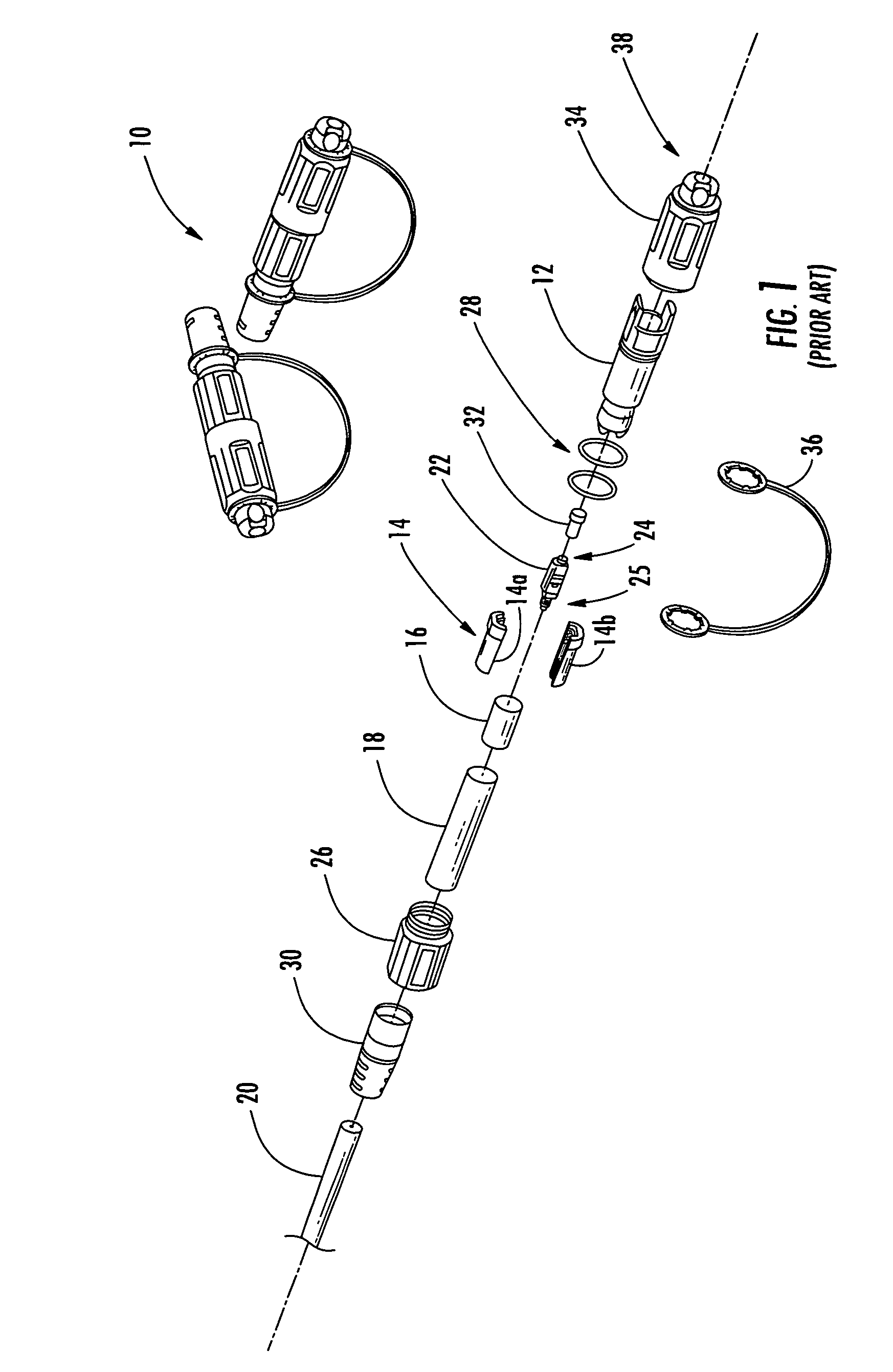 Ruggedized fiber optic connector assembly