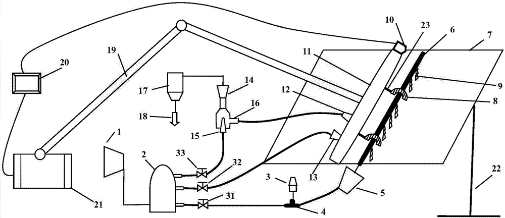 A large-scale photovoltaic power station battery panel dry cleaning system and its control method