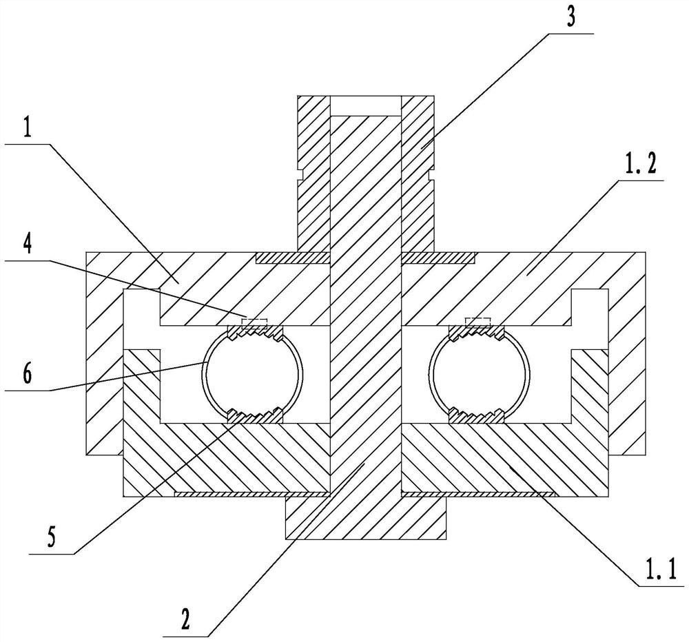 Copper-aluminum transition junction box for switch in front of meter